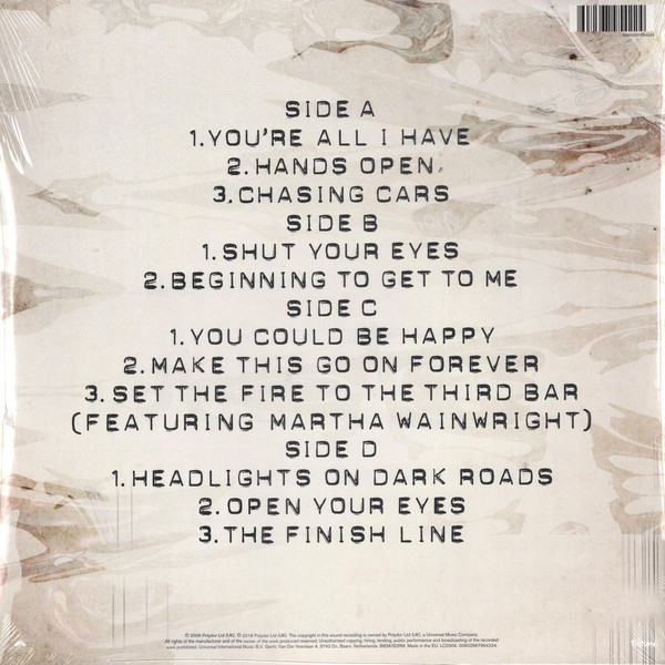 Vinyl Record Snow Patrol – Eyes Open - 2LP - img.1