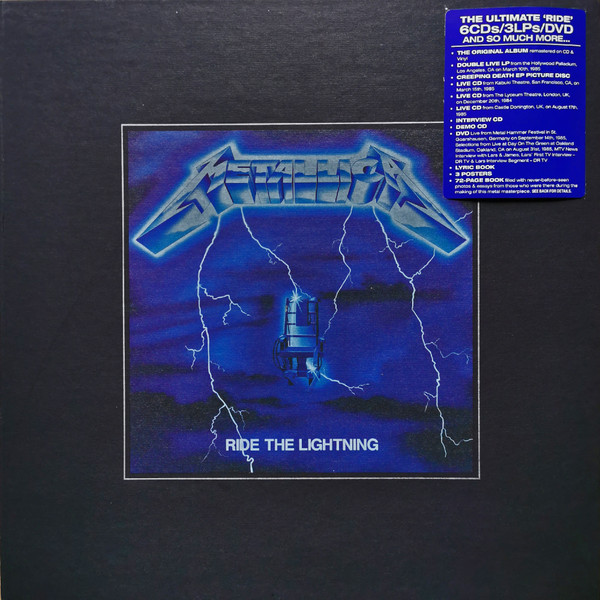 Box set Metallica – Ride The Lightning - Box 4LP + 6CD + DVD - img.0