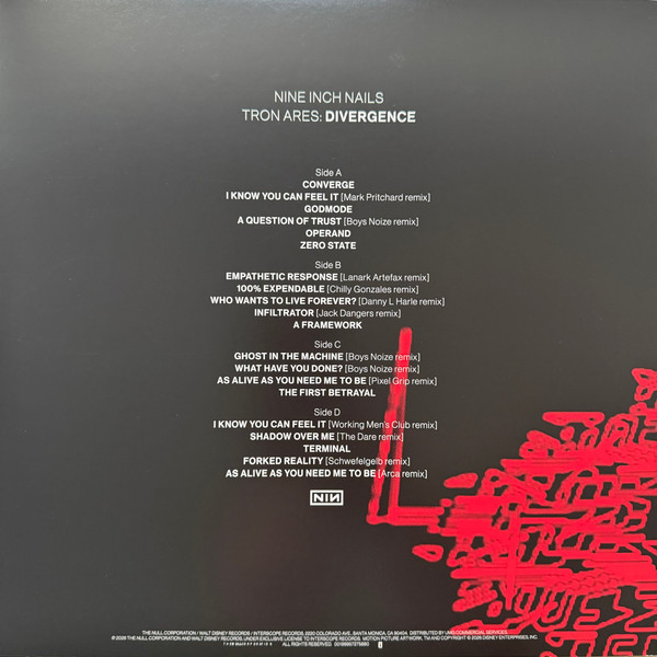 Vinyl Record Nine Inch Nails - Tron Ares: Divergence - 2LP - img.2