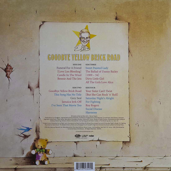 Vinyl Record Elton John - Goodbye Yellow Brick Road - img.1