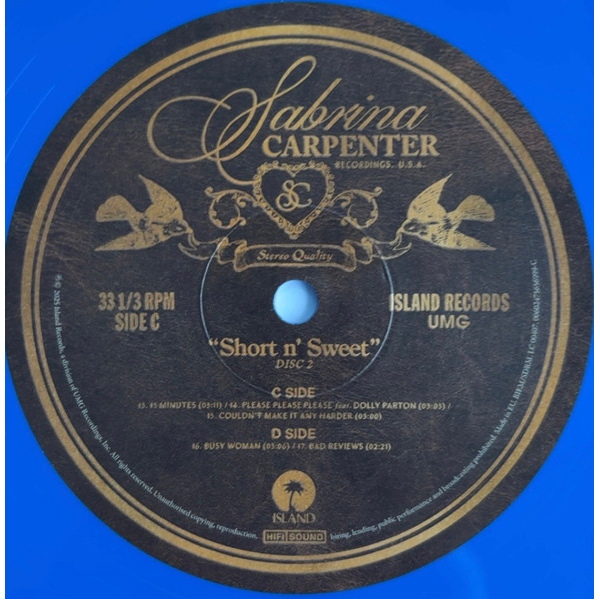 Vinyl Record Sabrina Carpenter – Short N' Sweet - Deluxe LP - img.4