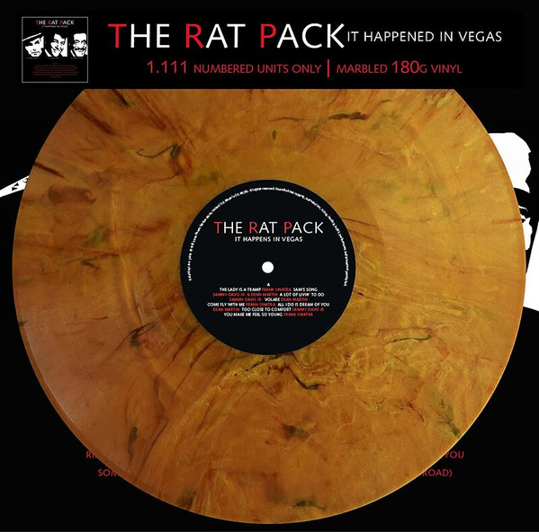 Vinyl Record The Rat Pack – It Happened in Vegas - Yellow Marbled - LP - img.2