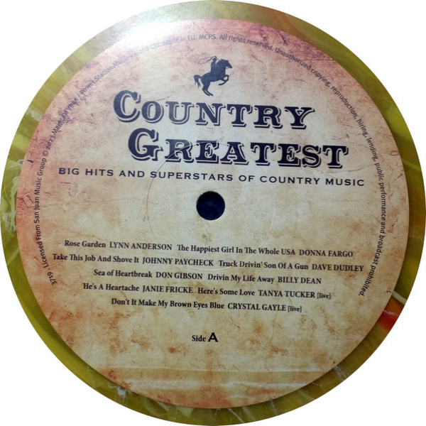 Vinyl Record Various - Country Greatest - Big Hits And Superstars Of Country Music LP - img.3