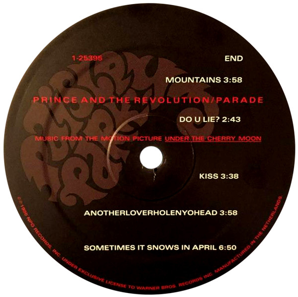 Vinyl Record Prince And The Revolution - Parade - img.2