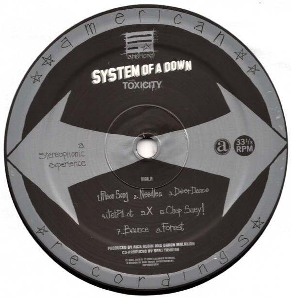 Vinyl Record System Of A Down - Toxicity - img.2