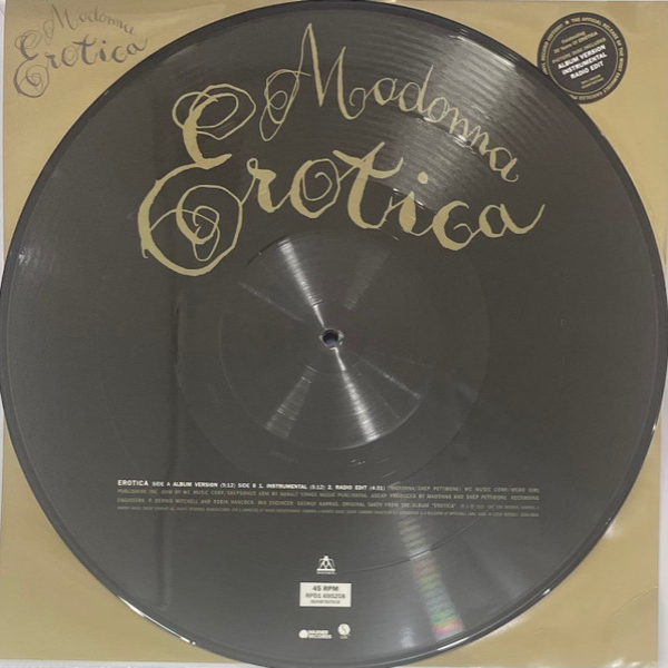 Vinyl Record Madonna – Erotica (Limited Edition Picture) LP - img.2