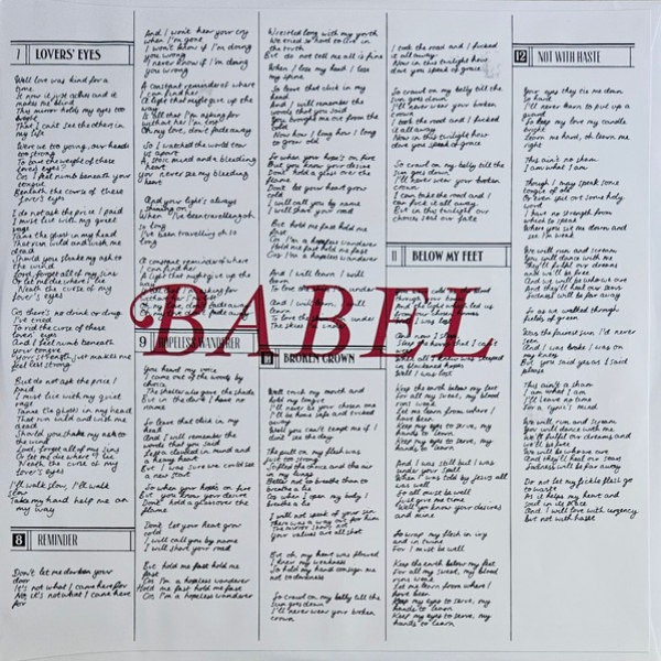 Vinyl Record Mumford & Sons - Babel (Glassnote Records) LP - img.7