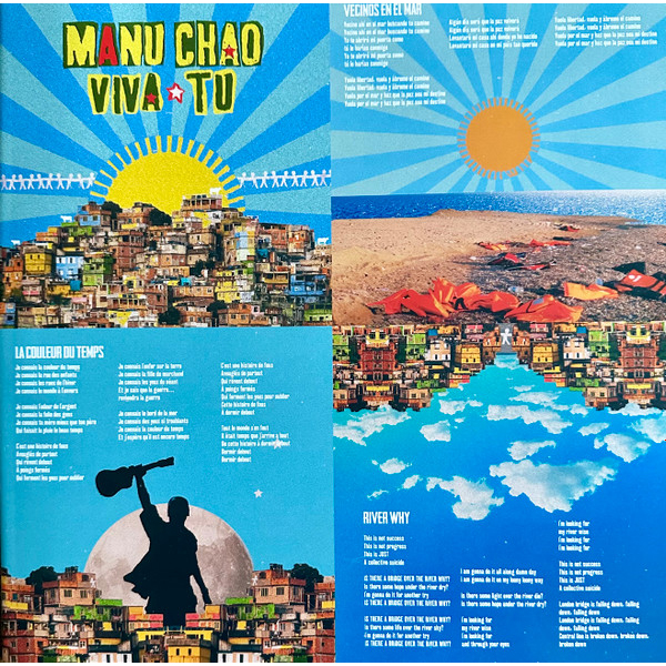 Vinyl Record Manu Chao - Viva Tu - Limited Edition Blue Vinyl LP - img.2