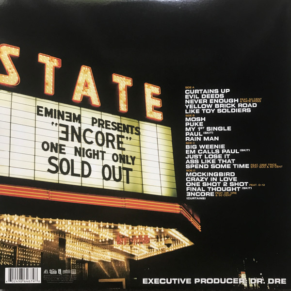 Vinyl Record Eminem – Encore LP - img.1