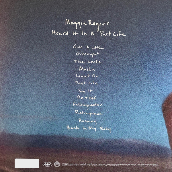 Vinyl Record Maggie Rogers - Heard It In A Past Life LP - img.1