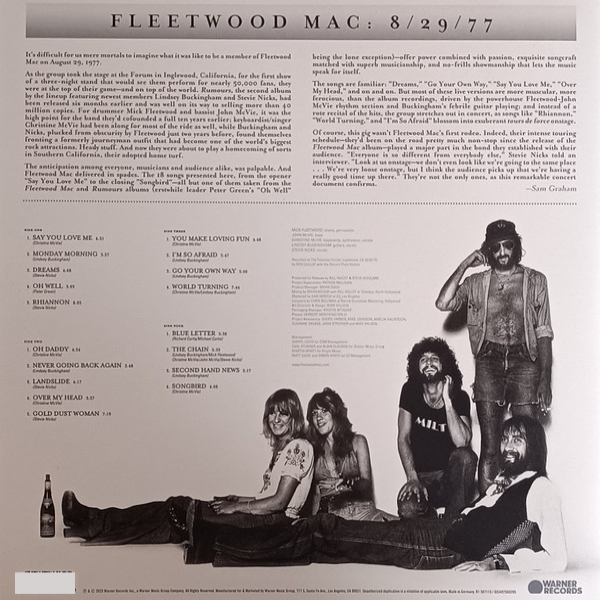 Vinyl Record Fleetwood Mac – Rumours Live - 2LP - img.1