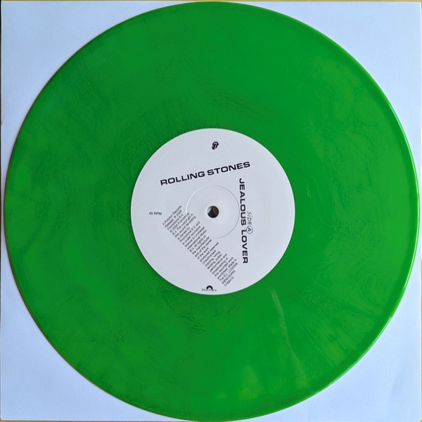 Vinyl Record Rolling Stones - Jealous Lover (10, 45 RPM, Single, Green) LP - img.3