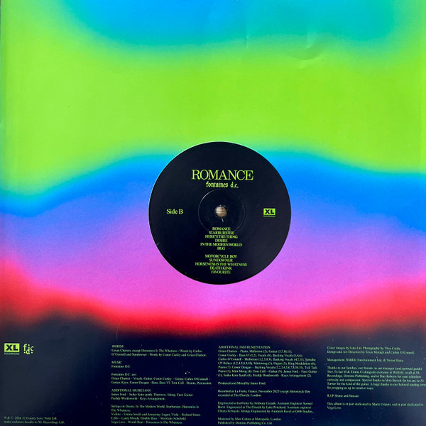 Vinyl Record Fontaines D.C. – Romance (Limited Turquoise Blue Vinyl) - 2LP - img.6