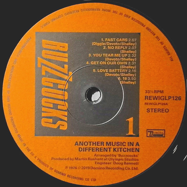 Vinyl Record Buzzcocks – Another Music In A Different Kitchen (2018 Remasted) LP - img.9