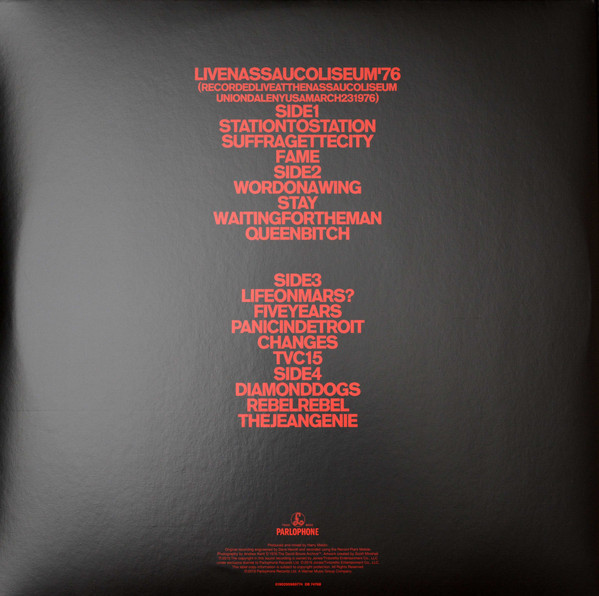 Vinyl Record David Bowie - Live Nassau Coliseum '76 - img.1