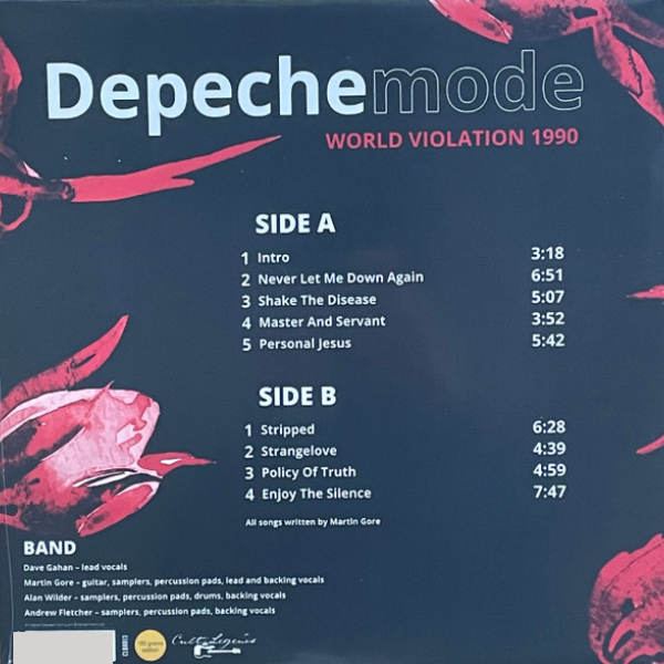 Vinyl Record Depeche Mode – World Violation 1990 (Live) LP - img.1