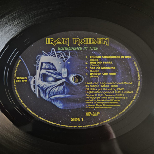 Vinyl Record Iron Maiden – Somewhere in Time LP - img.7