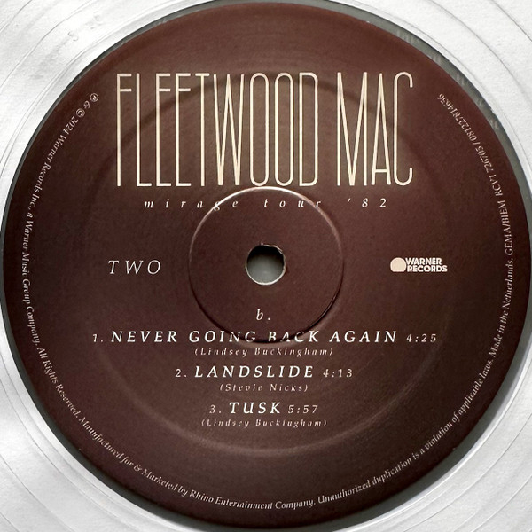 Vinyl Record Fleetwood Mac – Mirage Tour '82 (Clear) - 3LP - img.11