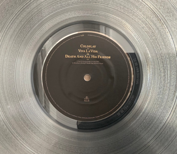 Vinyl Record Coldplay – Viva La Vida Or Death And All His Friends (Clear Eco) LP - img.3