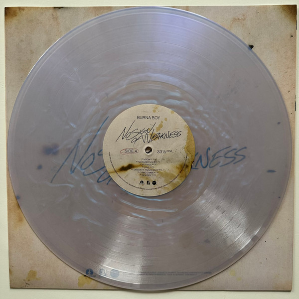 Vinyl Record Burna Boy - No Sign Of Weakness (Arctic Pearl) LP - img.1