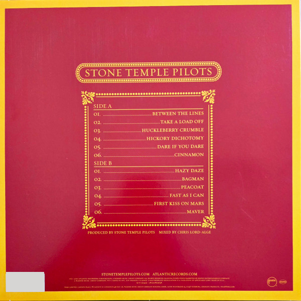 Vinyl Record Stone Temple Pilots – Stone Temple Pilots (Red) LP - img.3