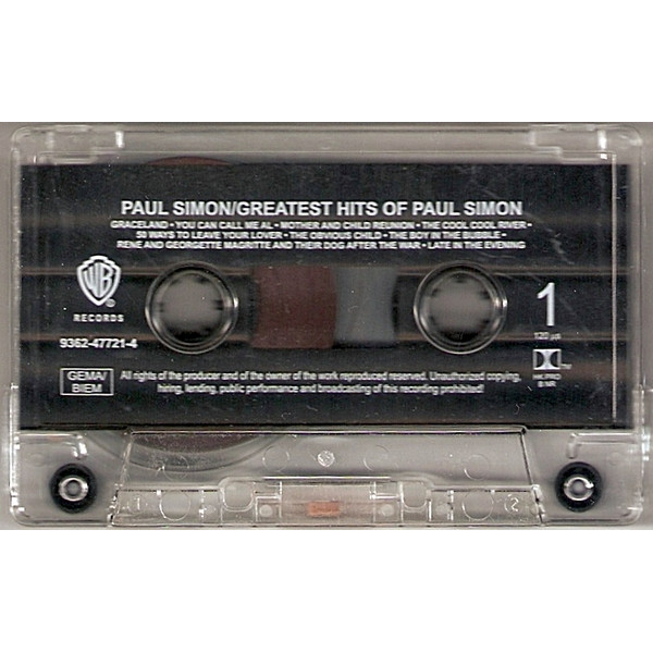 Сassette Tape Paul Simon - Greatest Hits - Shining Like A National Guitar - img.3