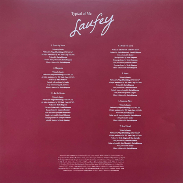 Vinyl Record Laufey – Typical Of Me (Black) LP - img.5