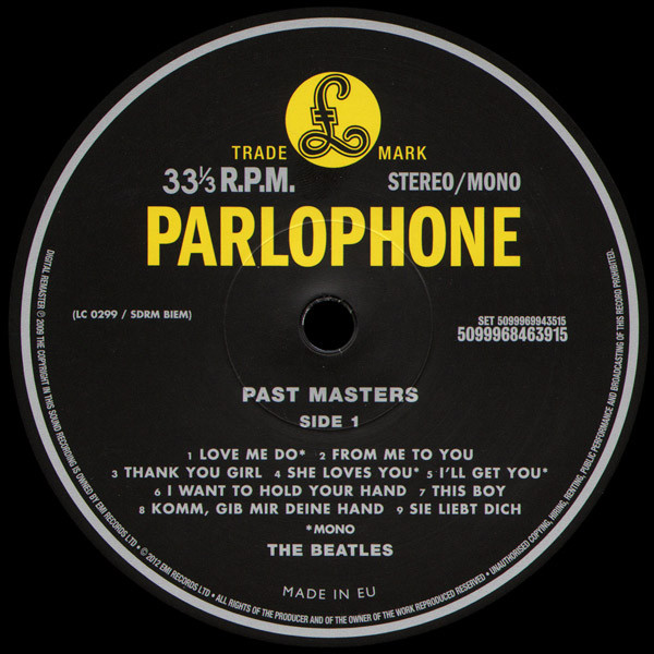 Vinyl Record The Beatles - Past Masters - img.3