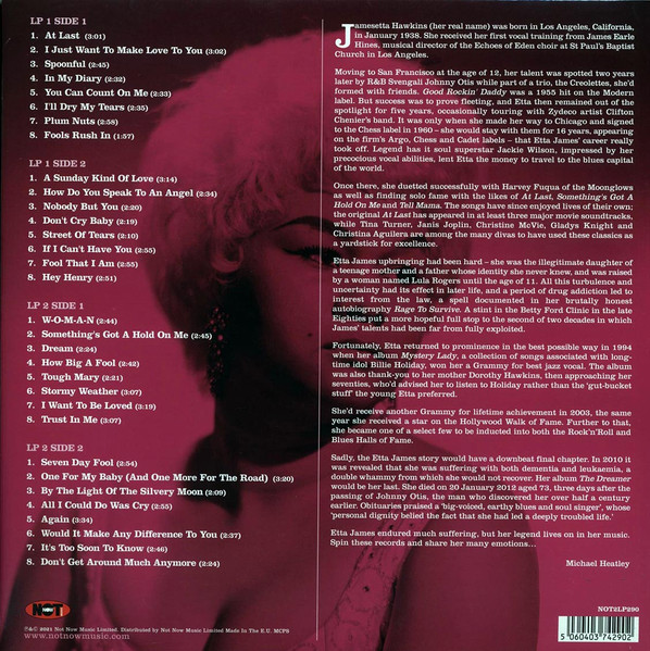 Vinyl Record Etta James – The Very Best Of Etta James (Colured Pink) 2LP - img.1