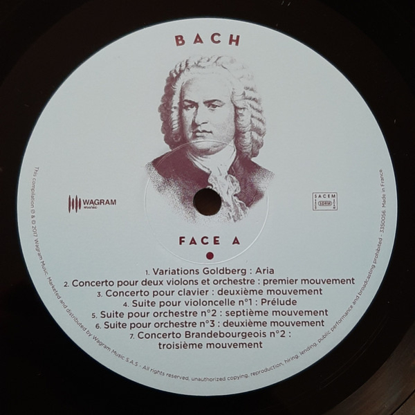 Vinyl Record Jean Sebastien Bach - The Masterpieces Of Johann-Sebastian Bach LP - img.2
