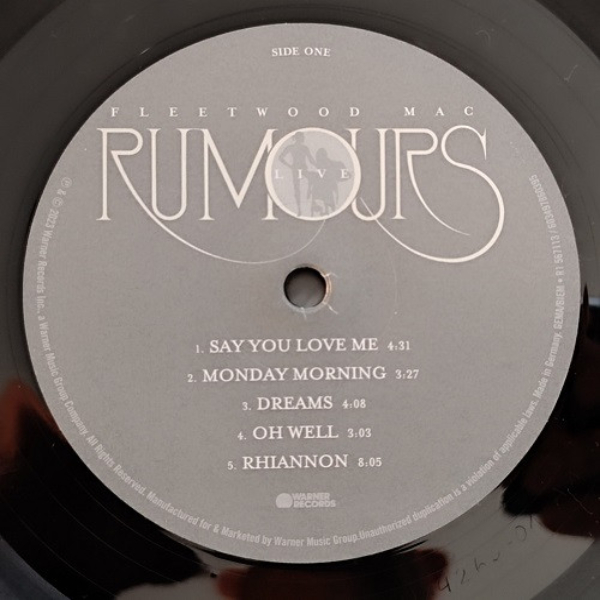 Vinyl Record Fleetwood Mac – Rumours Live - 2LP - img.4