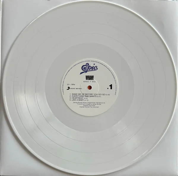 Vinyl Record Wham! – Make It Big (Coloured White) LP - img.2