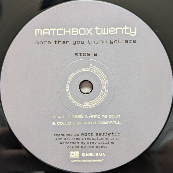 Vinyl Record Matchbox Twenty - More Than You Think You Are - 2LP - img.6