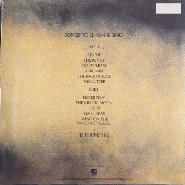Vinyl Record Echo & The Bunnymen - Songs To Learn & Sing (Yellow & Black Marble) LP - img.2