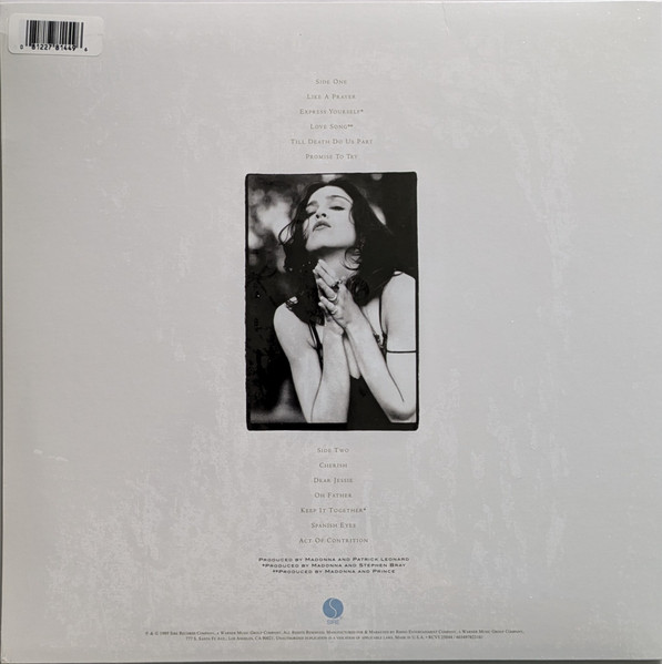Vinyl Record Madonna – Like A Prayer - Silver - LP - img.1