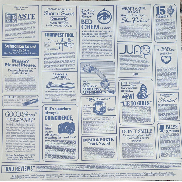 Vinyl Record Sabrina Carpenter – Short N' Sweet - Deluxe LP - img.8