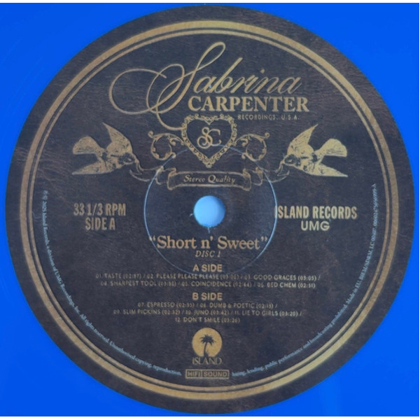 Vinyl Record Sabrina Carpenter – Short N' Sweet - Deluxe LP - img.2