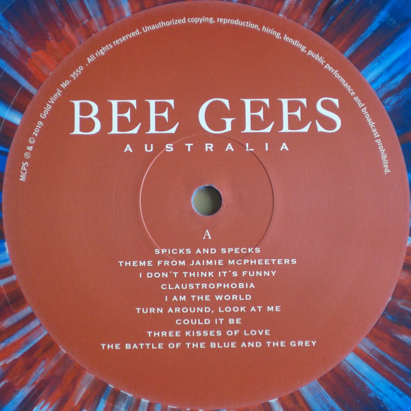 Vinyl Record Bee Gees - Australia (Marbled, Limited) LP - img.3