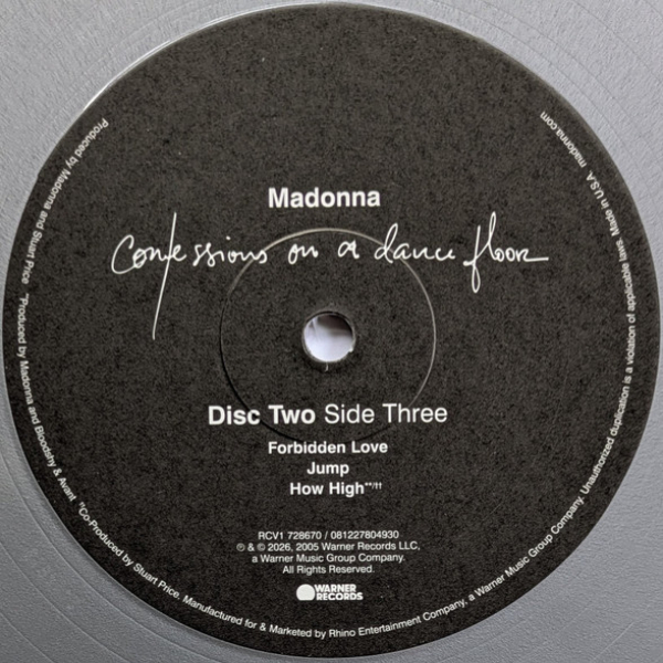 Madonna - Confessions On A Dance Floor (Silver) - 2LP - img.6