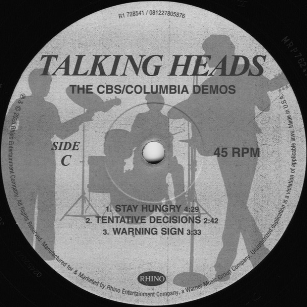 Vinyl Record Talking Heads - The CBS/Columbia Demos (RSD) (Limited) - 2LP - img.6