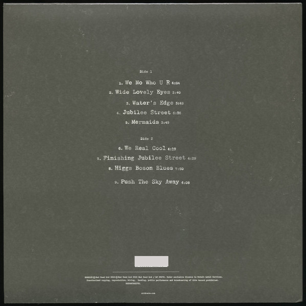 Vinyl Record Nick Cave & The Bad Seeds – Push The Sky Away LP - img.1