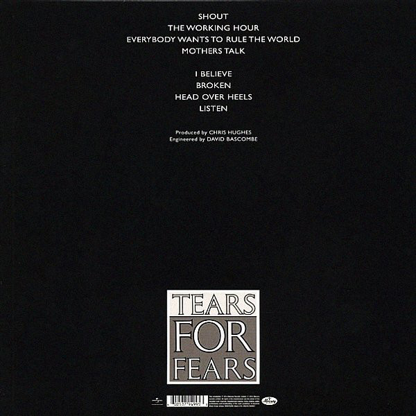 Vinyl Record Tears For Fears - Songs From The Big Chair - img.1
