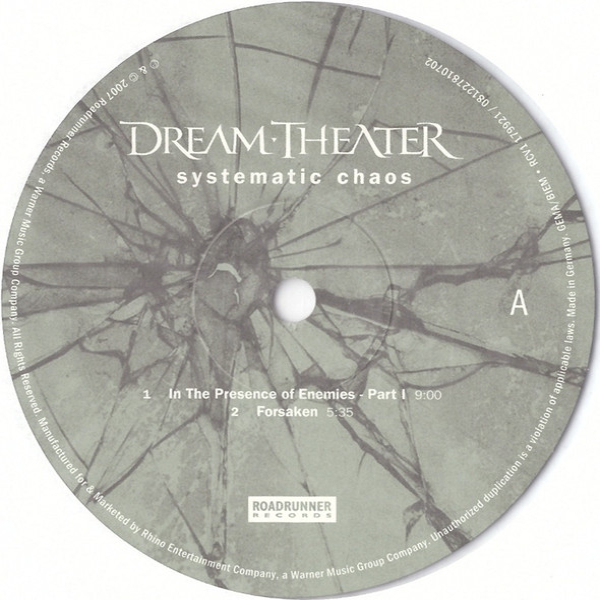 Vinyl Record Dream Theater – Systematic Chaos (Clear) - 2LP - img.16