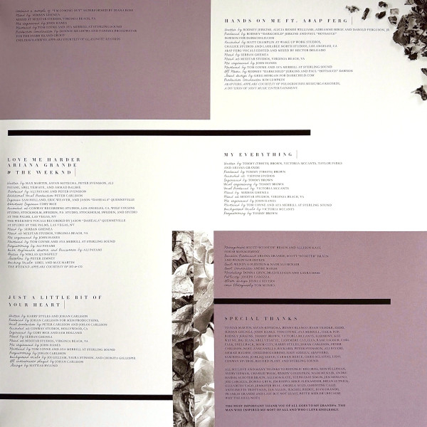 Vinyl Record Ariana Grande - My Everything (Lavender With Blue Marble) LP - img.3