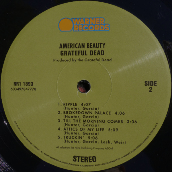 Vinyl Record Grateful Dead - American Beauty LP - img.3