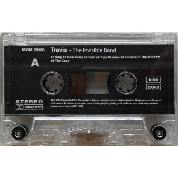 Сassette Tape Travis - The Invisible Band - img.3