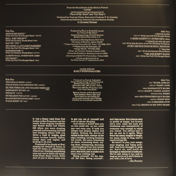 Vinyl Record Janis Joplin - Janis (Limited Numbered Edition) - 2LP - img.4