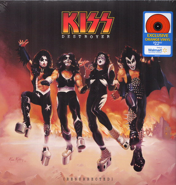 Vinyl Record Kiss – Destroyer - Resurrected - Limited Edition Orange Translucent - LP - img.0