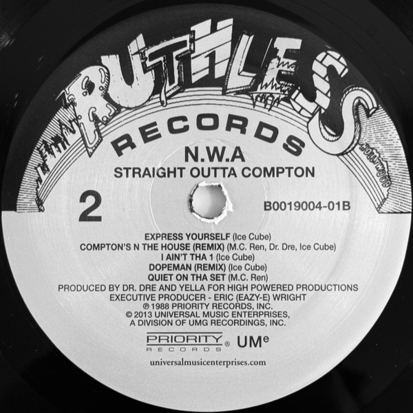 Vinyl Record N.W.A - Straight Outta Compton - LP - img.4