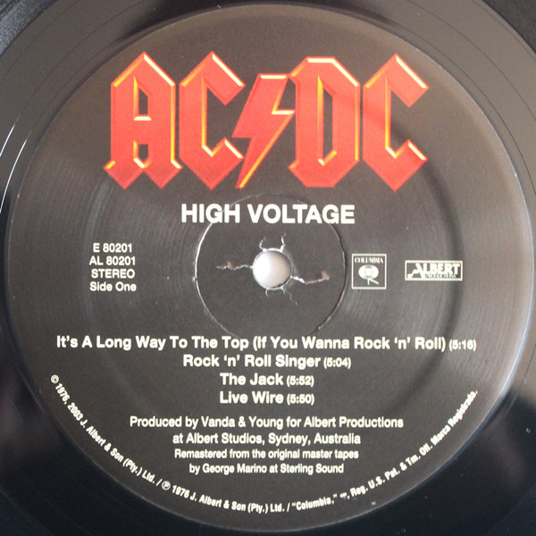 Vinyl Record AC/DC - High Voltage LP - img.2